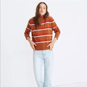 Madewell Striped Turtleneck Sweater 